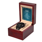 A Son's First Hero - Black Chronograph Watch - I Got You A Gift