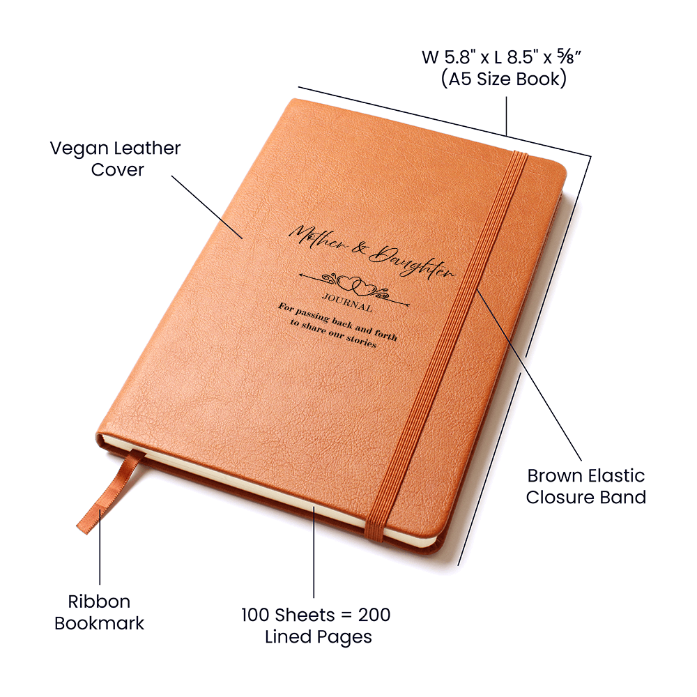 Mother & Daughter Journal - For passing back and forth to share our stories