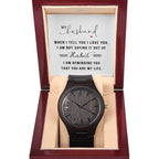 You Are My Life - Wooden Watch