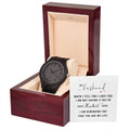 You Are My Life - Wooden Watch