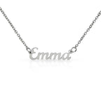 Personalized name necklace – a thoughtful gift for someone special - this one shows the name EMMA