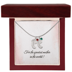 Baby Feet Birthstone Necklace - Personalized Gift for Mom & Grandma - I Got You A Gift