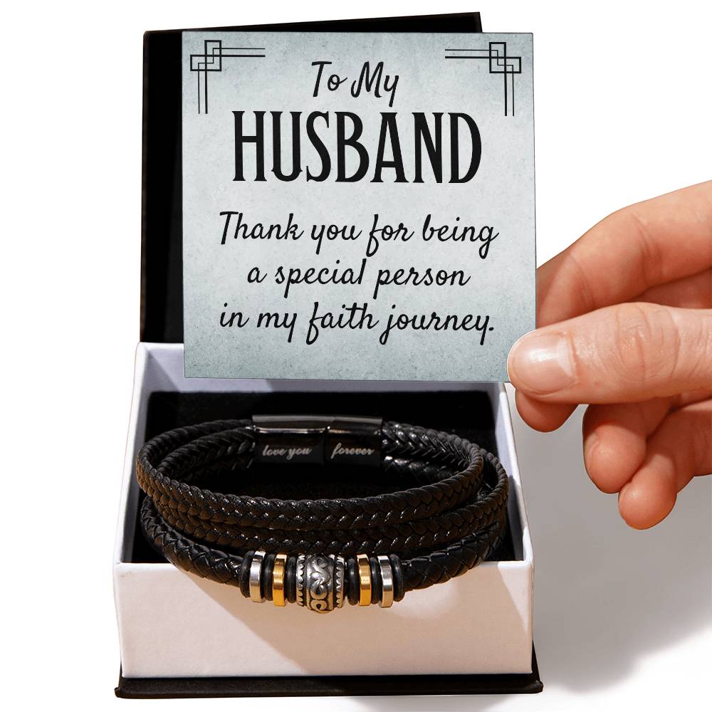 Being Special - Mens Leather Bracelet - I Got You A Gift