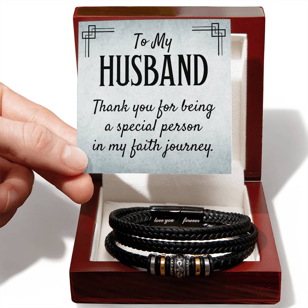 Being Special - Mens Leather Bracelet - I Got You A Gift