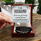 Being Special - Mens Leather Bracelet - I Got You A Gift