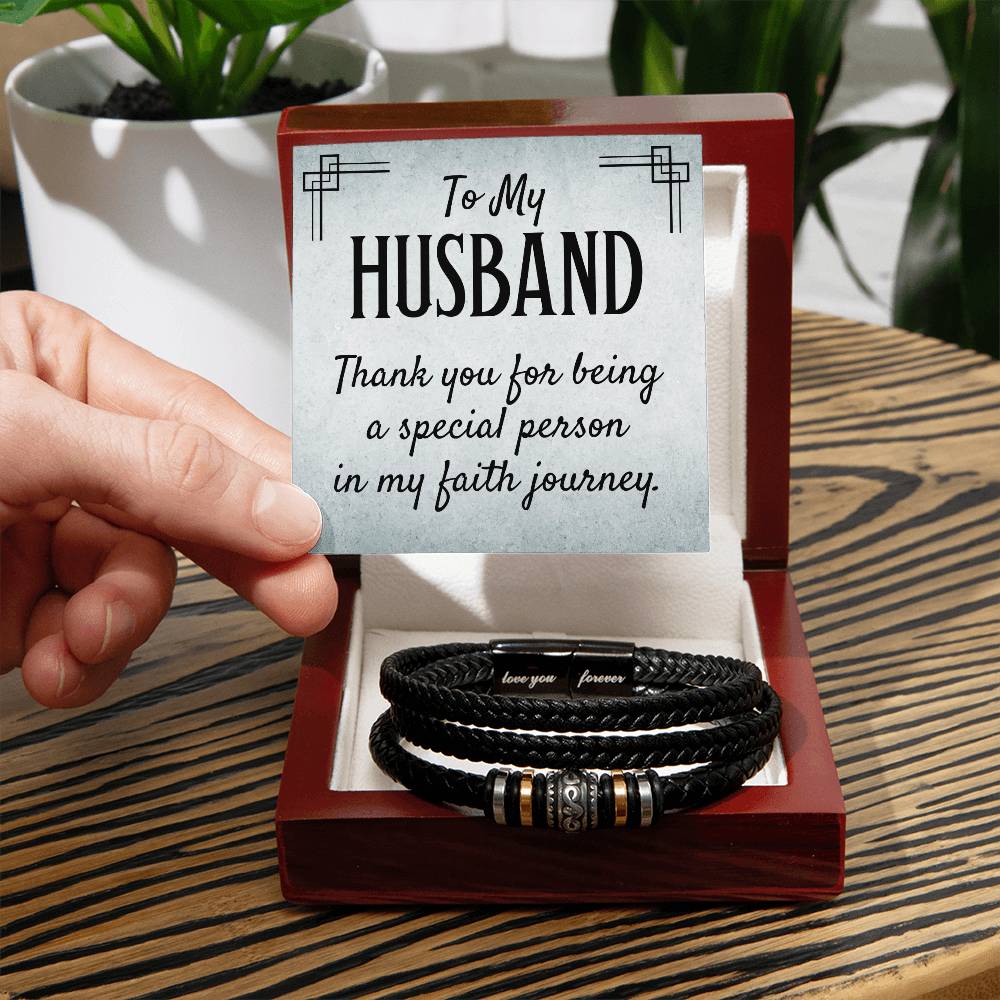 Being Special - Mens Leather Bracelet - I Got You A Gift