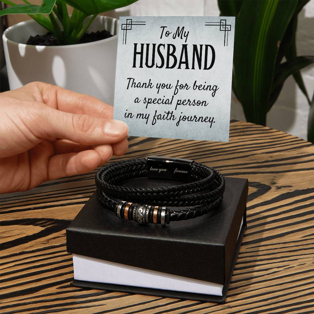 Being Special - Mens Leather Bracelet - I Got You A Gift