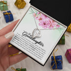 Brave Granddaughter - Forever Love Necklace - I Got You A Gift
