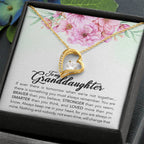 Brave Granddaughter - Forever Love Necklace - I Got You A Gift