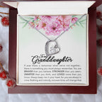Brave Granddaughter - Forever Love Necklace - I Got You A Gift