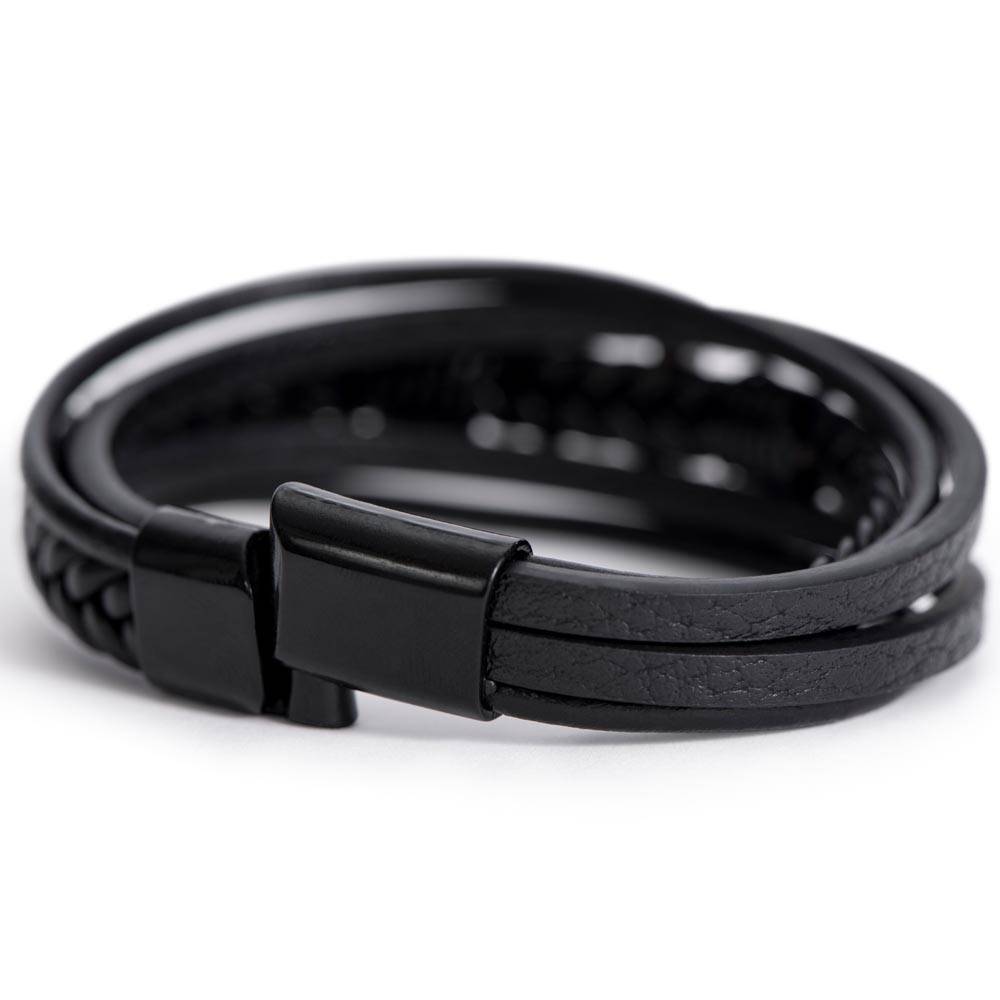 Calm to my Chaos - Leather Cross Bracelet - I Got You A Gift