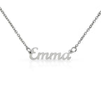 Personalized name necklace – a thoughtful gift for someone special - this one shows the name EMMA