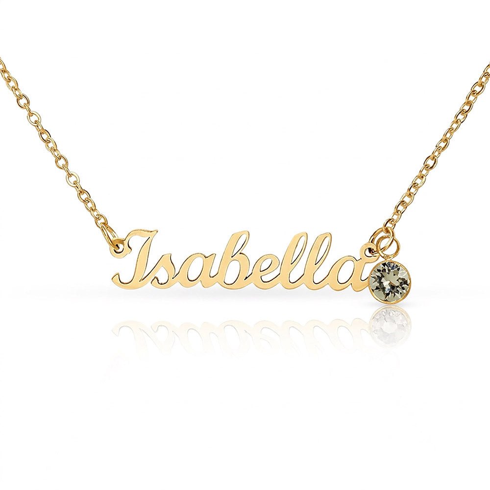 Personalized birthstone necklace gift for her - custom engraved jewelry keepsake expressing eternal love and timeless devotion. This meaningful gift for wife, girlfriend, soulmate, or beloved features a handcrafted pendant with personalized message that turns a simple piece of jewelry into an unforgettable keepsake. Perfect for anniversaries, engagements, Valentine's Day, or expressing deep romantic feelings. The personalized necklace gift is meticulously designed as a keepsake for special occasions.
