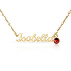 Personalized birthstone necklace gift for her - custom engraved jewelry keepsake expressing eternal love and timeless devotion. This meaningful gift for wife, girlfriend, soulmate, or beloved features a handcrafted pendant with personalized message that turns a simple piece of jewelry into an unforgettable keepsake. Perfect for anniversaries, engagements, Valentine's Day, or expressing deep romantic feelings. The personalized necklace gift is meticulously designed as a keepsake for special occasions.