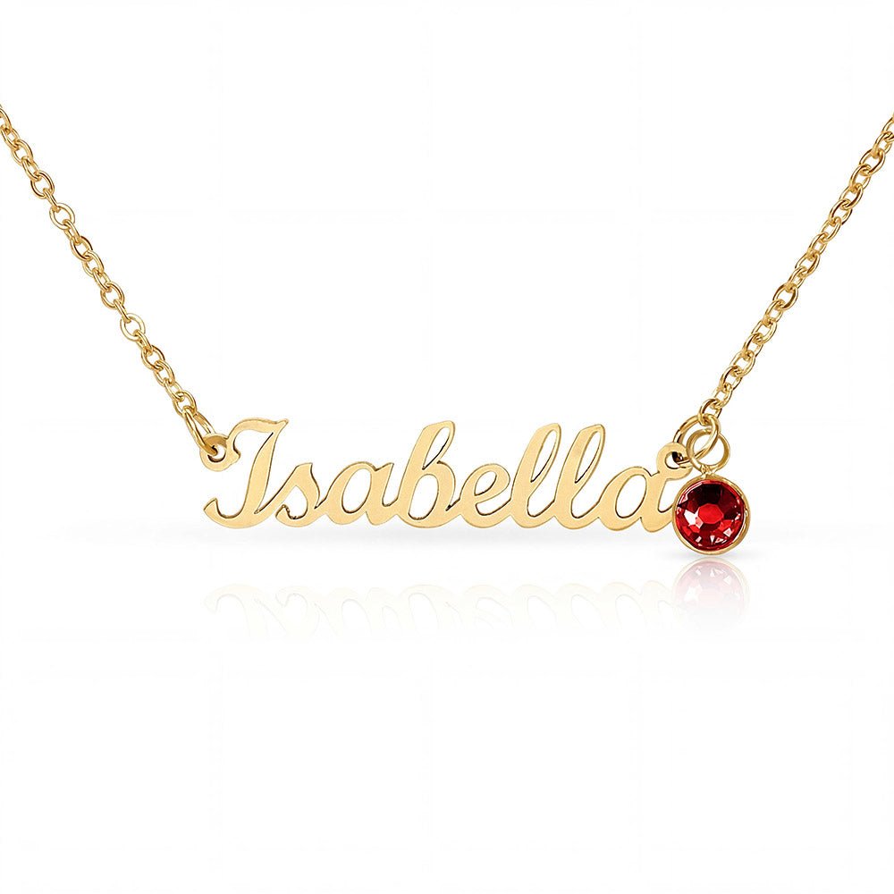 Personalized birthstone necklace gift for her - custom engraved jewelry keepsake expressing eternal love and timeless devotion. This meaningful gift for wife, girlfriend, soulmate, or beloved features a handcrafted pendant with personalized message that turns a simple piece of jewelry into an unforgettable keepsake. Perfect for anniversaries, engagements, Valentine's Day, or expressing deep romantic feelings. The personalized necklace gift is meticulously designed as a keepsake for special occasions.
