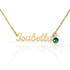 Personalized birthstone necklace gift for her - custom engraved jewelry keepsake expressing eternal love and timeless devotion. This meaningful gift for wife, girlfriend, soulmate, or beloved features a handcrafted pendant with personalized message that turns a simple piece of jewelry into an unforgettable keepsake. Perfect for anniversaries, engagements, Valentine's Day, or expressing deep romantic feelings. The personalized necklace gift is meticulously designed as a keepsake for special occasions.