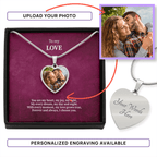 Custom Photo Heart Necklace - Personalized Picture Pendant - I Got You A Gift