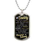 Dad To Be - Dog Tag Necklace - I Got You A Gift