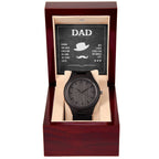 Dad's Love - Wooden Watch - I Got You A Gift