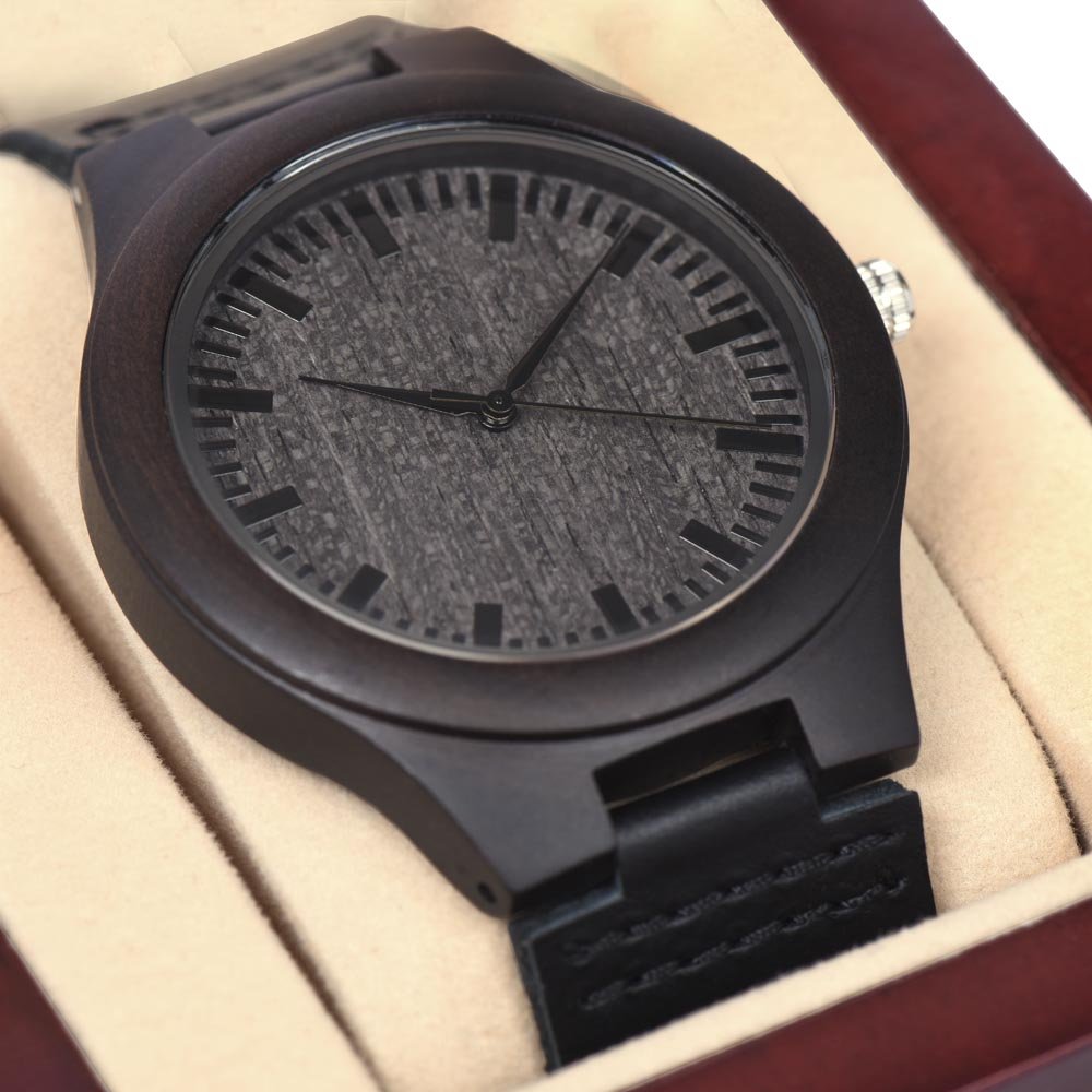 Dad's Love - Wooden Watch - I Got You A Gift