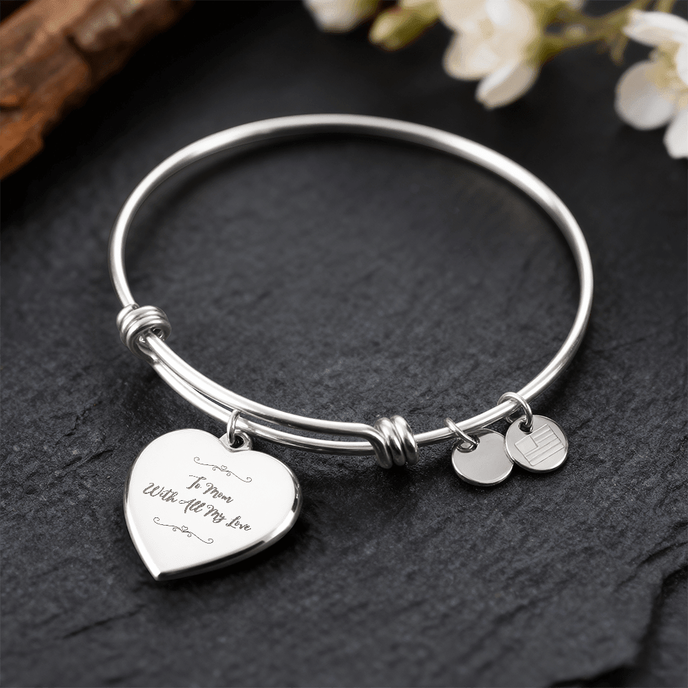 Personalized bracelet gift - custom engraved jewelry keepsake for meaningful moments together. This bracelet features handcrafted design with personalized message, making it an unforgettable gift for her, perfect for anniversaries, birthdays, or expressing feelings. Premium quality engraved bracelet designed as a luxury keepsake for special occasions. The personalized bracelet gift is crafted as a meaningful keepsake jewelry piece for beloved mothers - celebrating birthday and mothers day.