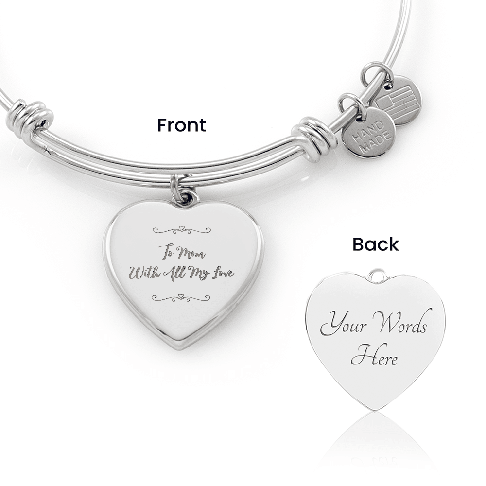 Personalized bracelet gift - custom engraved jewelry keepsake for meaningful moments together. This bracelet features handcrafted design with personalized message, making it an unforgettable gift for her, perfect for anniversaries, birthdays, or expressing feelings. Premium quality engraved bracelet designed as a luxury keepsake for special occasions. The personalized bracelet gift is crafted as a meaningful keepsake jewelry piece for beloved mothers - celebrating birthday and mothers day.