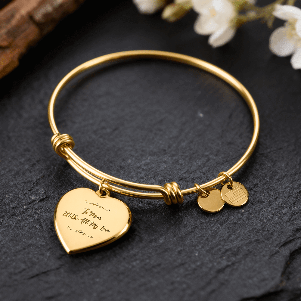 Personalized bracelet gift - custom engraved jewelry keepsake for meaningful moments together. This bracelet features handcrafted design with personalized message, making it an unforgettable gift for her, perfect for anniversaries, birthdays, or expressing feelings. Premium quality engraved bracelet designed as a luxury keepsake for special occasions. The personalized bracelet gift is crafted as a meaningful keepsake jewelry piece for beloved mothers - celebrating birthday and mothers day.