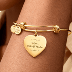 Personalized bracelet gift - custom engraved jewelry keepsake for meaningful moments together. This bracelet features handcrafted design with personalized message, making it an unforgettable gift for her, perfect for anniversaries, birthdays, or expressing feelings. Premium quality engraved bracelet designed as a luxury keepsake for special occasions. The personalized bracelet gift is crafted as a meaningful keepsake jewelry piece for beloved mothers - celebrating birthday and mothers day.