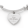 Personalized bracelet gift - custom engraved jewelry keepsake for meaningful moments together. This bracelet features handcrafted design with personalized message, making it an unforgettable gift for her, perfect for anniversaries, birthdays, or expressing feelings. Premium quality engraved bracelet designed as a luxury keepsake for special occasions. The personalized bracelet gift is crafted as a meaningful keepsake jewelry piece for beloved mothers - celebrating birthday and mothers day.