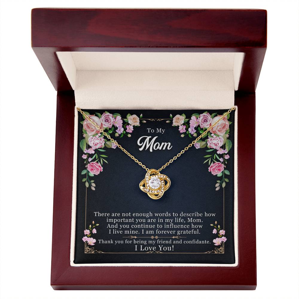Forever Grateful - Love Knot Necklace - I Got You A Gift