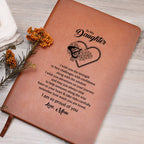 From Mother to Daughter - So Proud Of You - Premium Vegan Leather Journal - I Got You A Gift