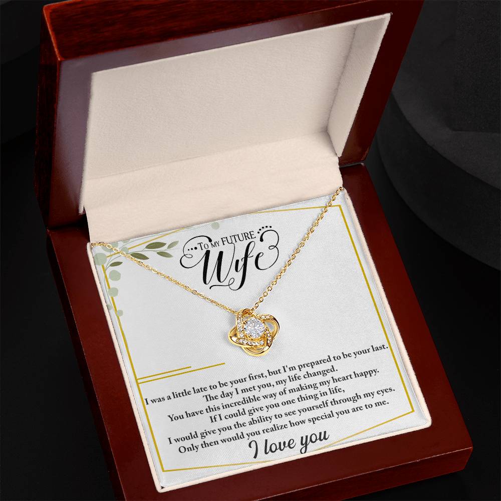 Future Wife - Love Knot Necklace - I Got You A Gift