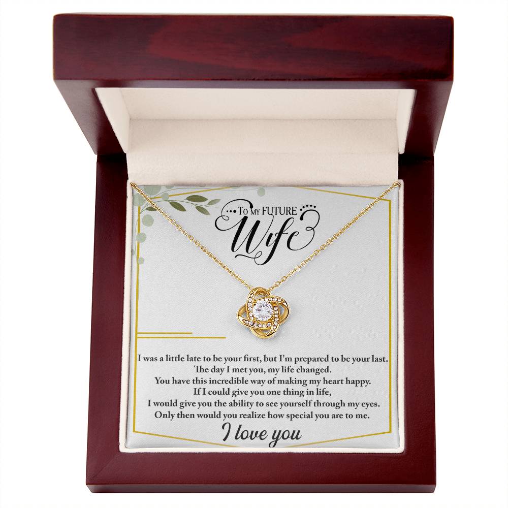 Future Wife - Love Knot Necklace - I Got You A Gift