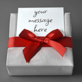 Gift wrapping for gift box with personalised jewelry from the I Got You A Gift store.