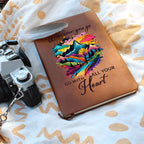 Go With All Your Heart - Premium Vegan Leather Journal - I Got You A Gift