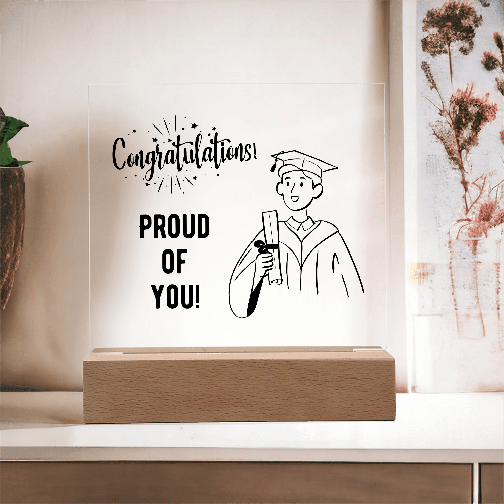 Personalized acrylic gift - custom keepsake expressing pride. This meaningful acrylic gift features personalized design, perfect for special occasions or heartfelt appreciation. Premium quality acrylic designed as a treasured display keepsake for meaningful moments.
The personalized acrylic gift is crafted as a meaningful keepsake - perfect for expressing appreciation, celebrating milestones, or honoring special relationships. Custom personalization makes it uniquely yours.
