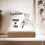 Personalized acrylic gift - custom keepsake expressing pride. This meaningful acrylic gift features personalized design, perfect for special occasions or heartfelt appreciation. Premium quality acrylic designed as a treasured display keepsake for meaningful moments.
The personalized acrylic gift is crafted as a meaningful keepsake - perfect for expressing appreciation, celebrating milestones, or honoring special relationships. Custom personalization makes it uniquely yours.