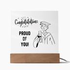 Personalized acrylic gift - custom keepsake expressing pride. This meaningful acrylic gift features personalized design, perfect for special occasions or heartfelt appreciation. Premium quality acrylic designed as a treasured display keepsake for meaningful moments.
The personalized acrylic gift is crafted as a meaningful keepsake - perfect for expressing appreciation, celebrating milestones, or honoring special relationships. Custom personalization to say congratulations.