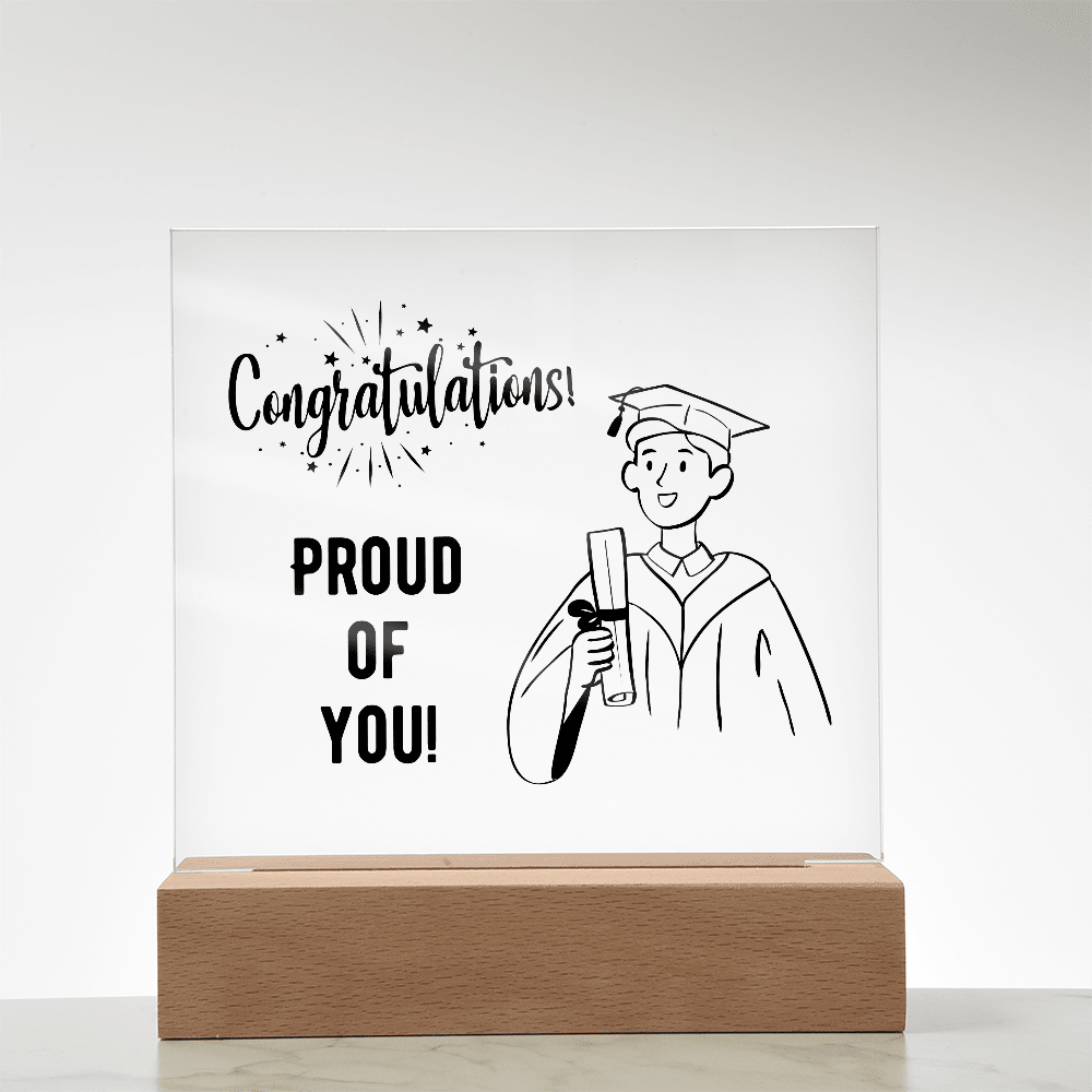 Personalized acrylic gift - custom keepsake expressing pride. This meaningful acrylic gift features personalized design, perfect for special occasions or heartfelt appreciation. Premium quality acrylic designed as a treasured display keepsake for meaningful moments.
The personalized acrylic gift is crafted as a meaningful keepsake - perfect for expressing appreciation, celebrating milestones, or honoring special relationships. Custom personalization makes it uniquely yours.