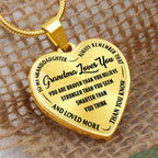 Grandma Loves You - Heart Necklace - I Got You A Gift