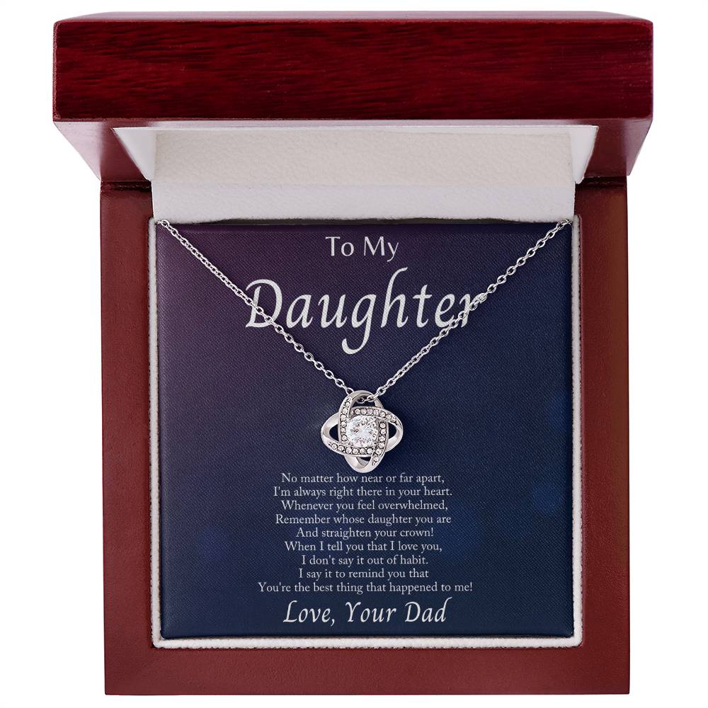 Im Always With You - Love Knot Necklace - I Got You A Gift