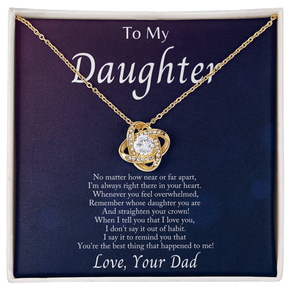 Im Always With You - Love Knot Necklace - I Got You A Gift
