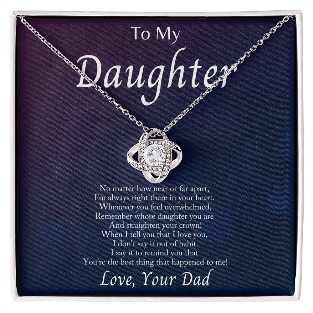 Im Always With You - Love Knot Necklace - I Got You A Gift