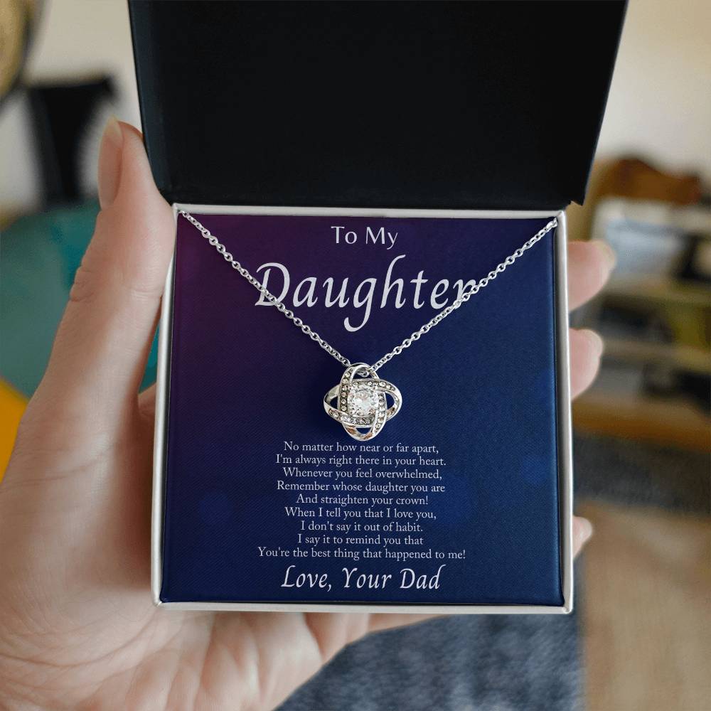 Im Always With You - Love Knot Necklace - I Got You A Gift