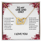 A lovely necklace with two hearts and a warm message card for girlfriend or wife. Comes from I Got You A Gift.