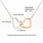 Interlocking Hearts Necklace - I Got You A Gift