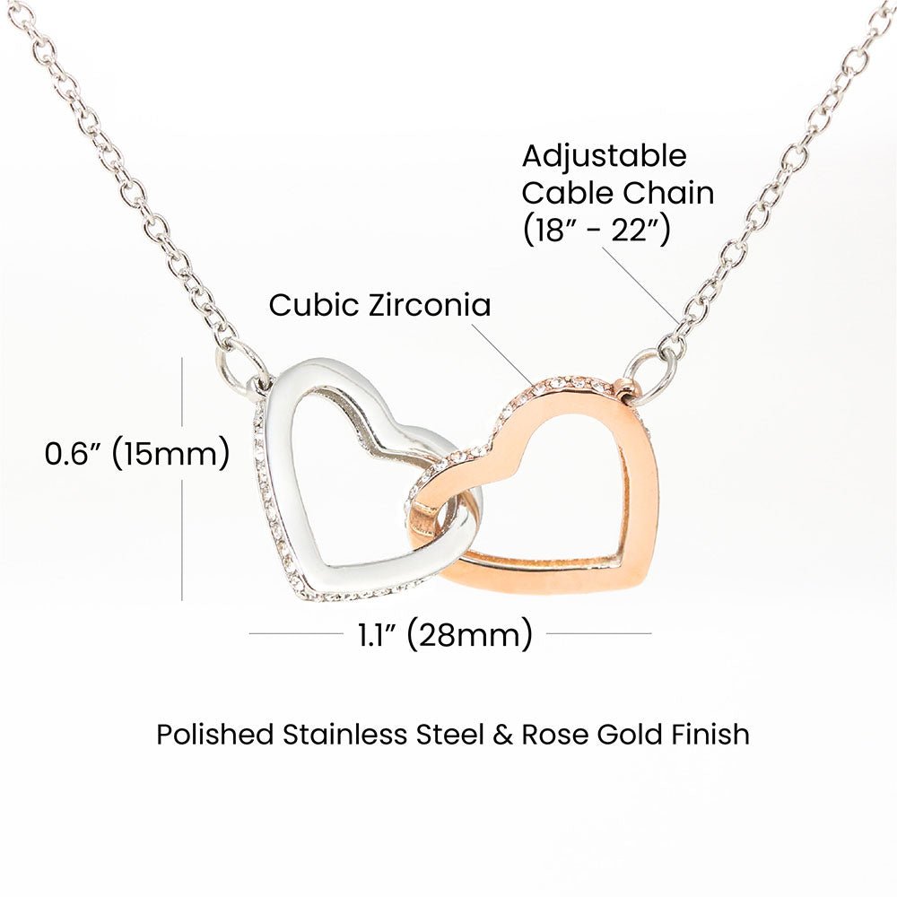 Interlocking Hearts Necklace - I Got You A Gift