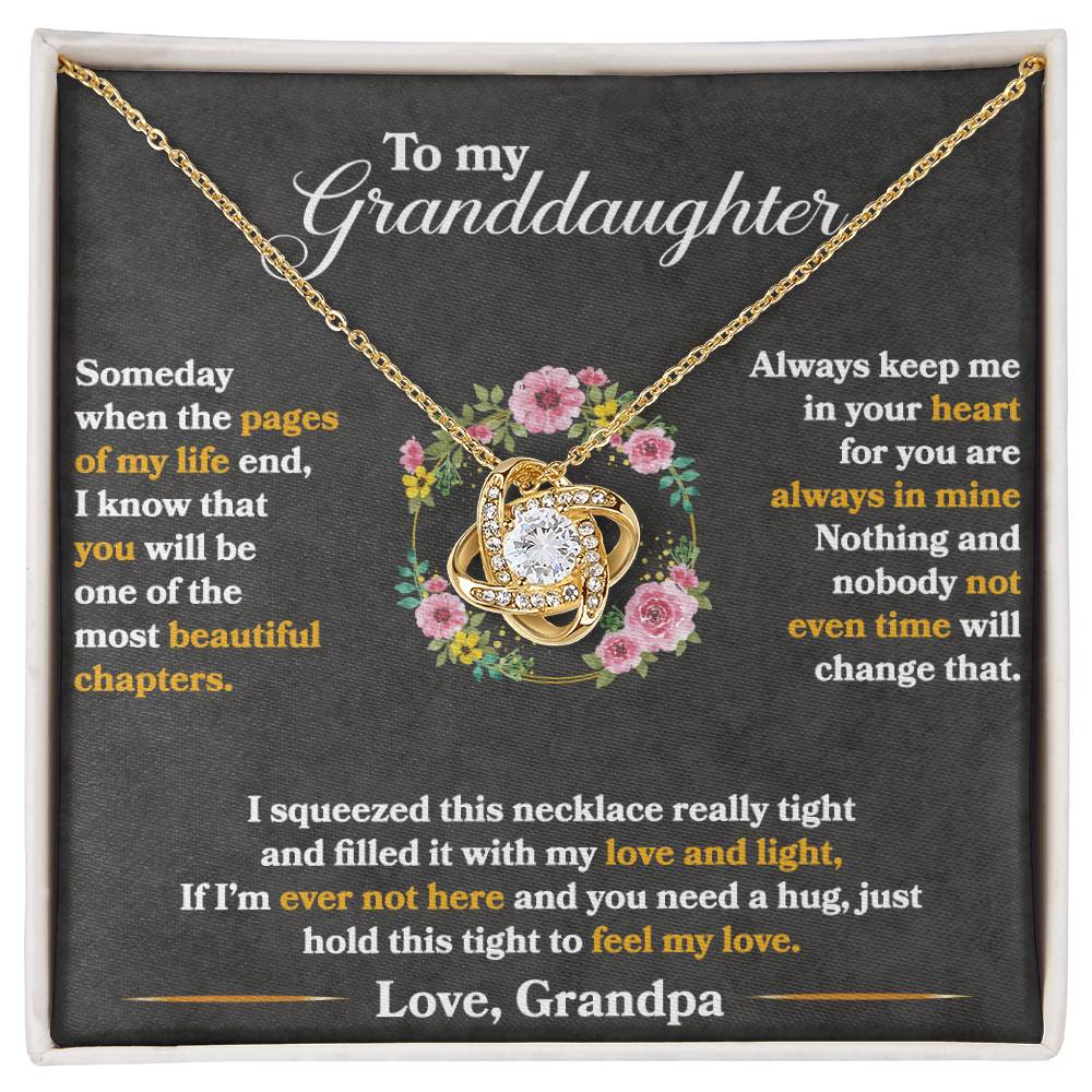 Keep Me In Your Heart - Love Knot Necklace - I Got You A Gift