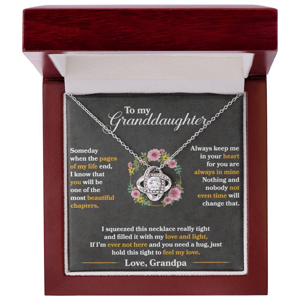 Keep Me In Your Heart - Love Knot Necklace - I Got You A Gift
