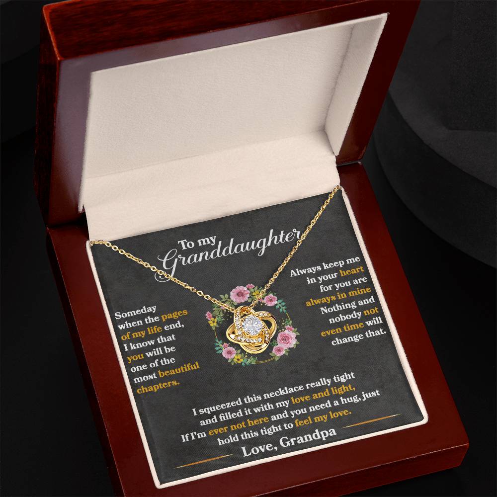 Keep Me In Your Heart - Love Knot Necklace - I Got You A Gift